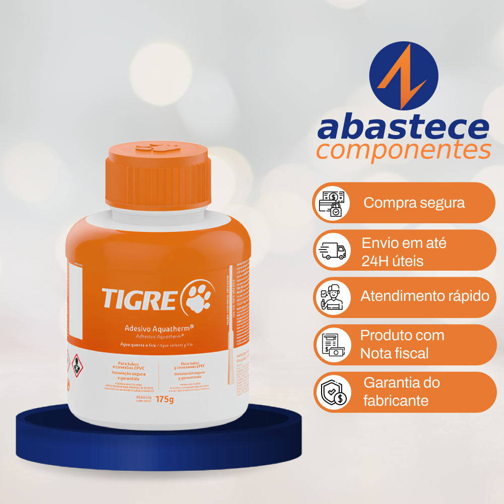 Adesivo Para Pvc Aquatherm C/Pincel 175G Tigre