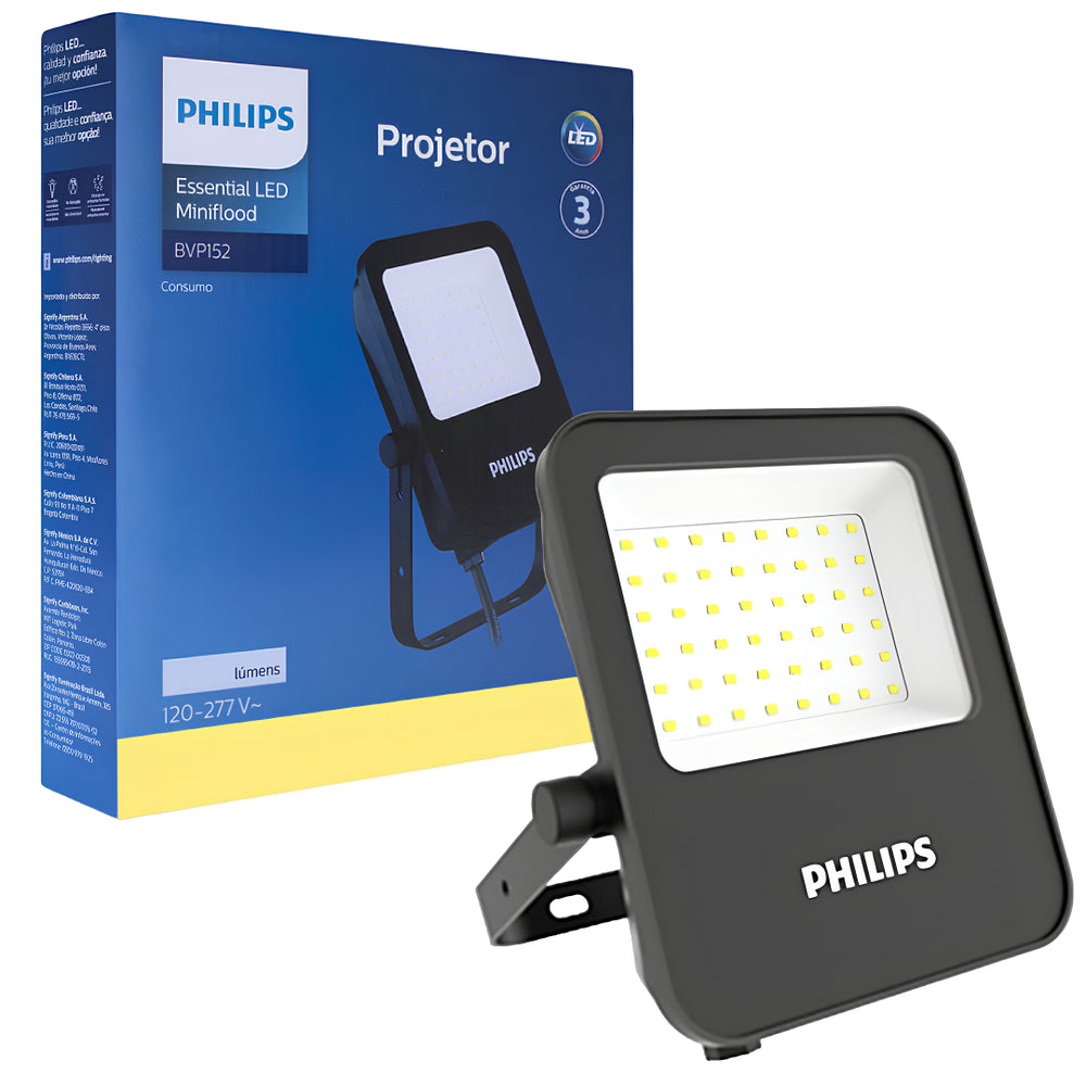 Refletor Led Bvp152 50W 4750Lm 80° Ip65 Bivolt Philips