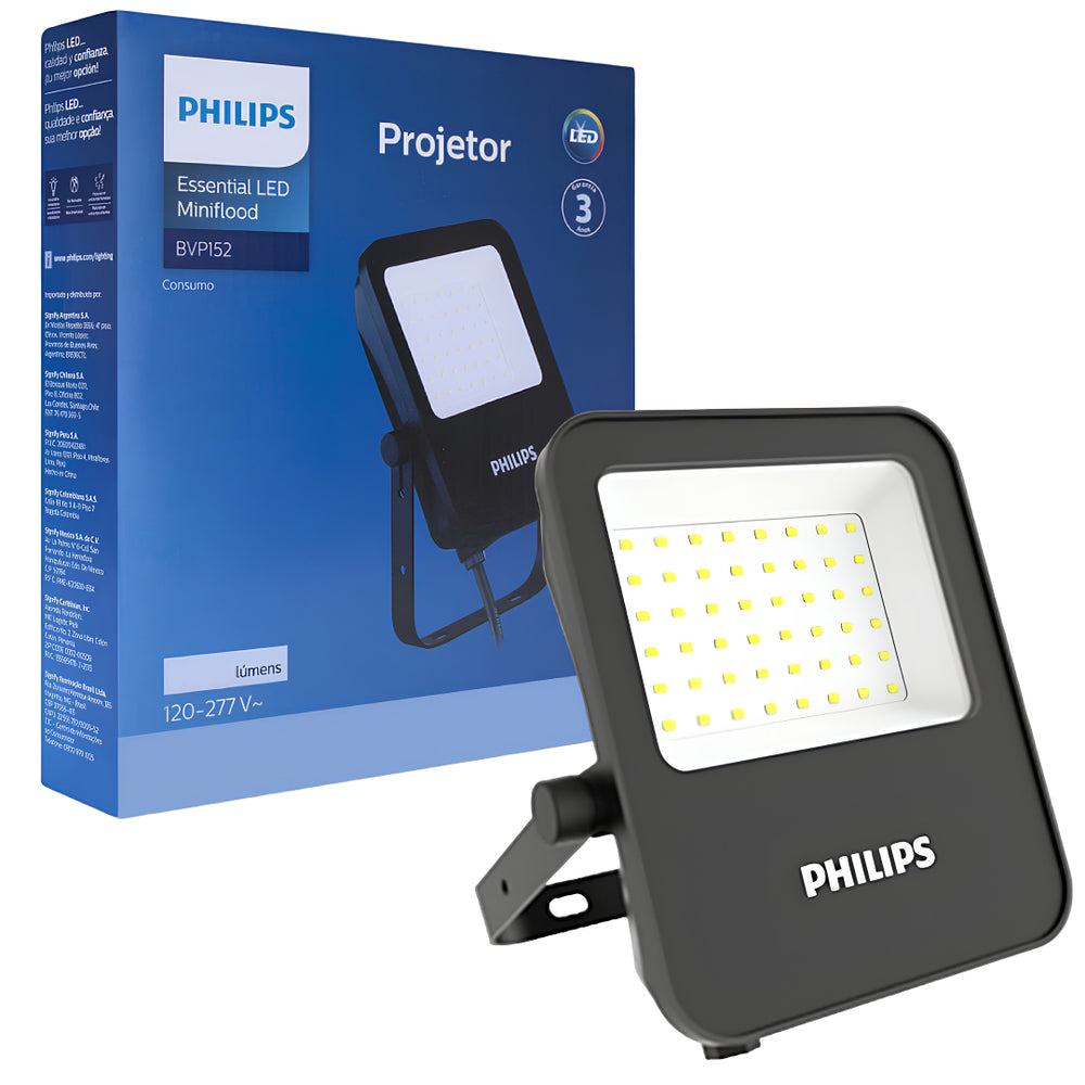 Refletor Led Bvp152 50W 4750Lm 80° Ip65 Bivolt Philips