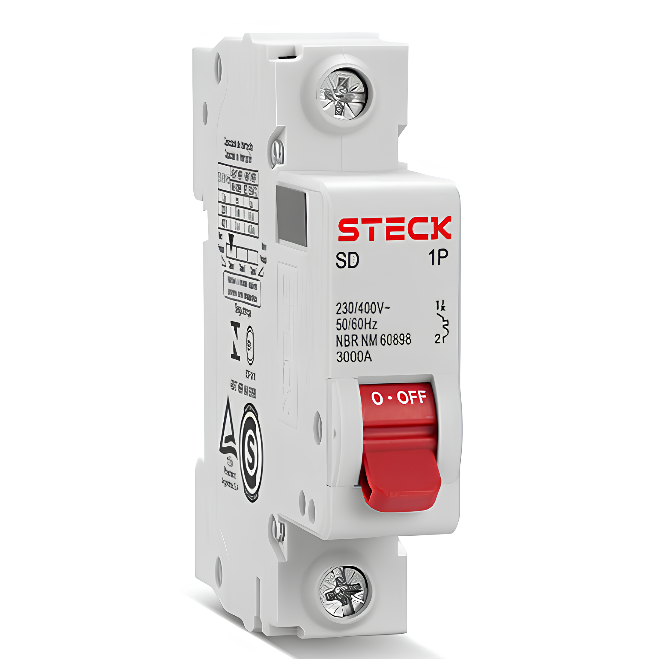 Disjuntor DIN Unipolar 20A SDD61C20 3KA – STECK