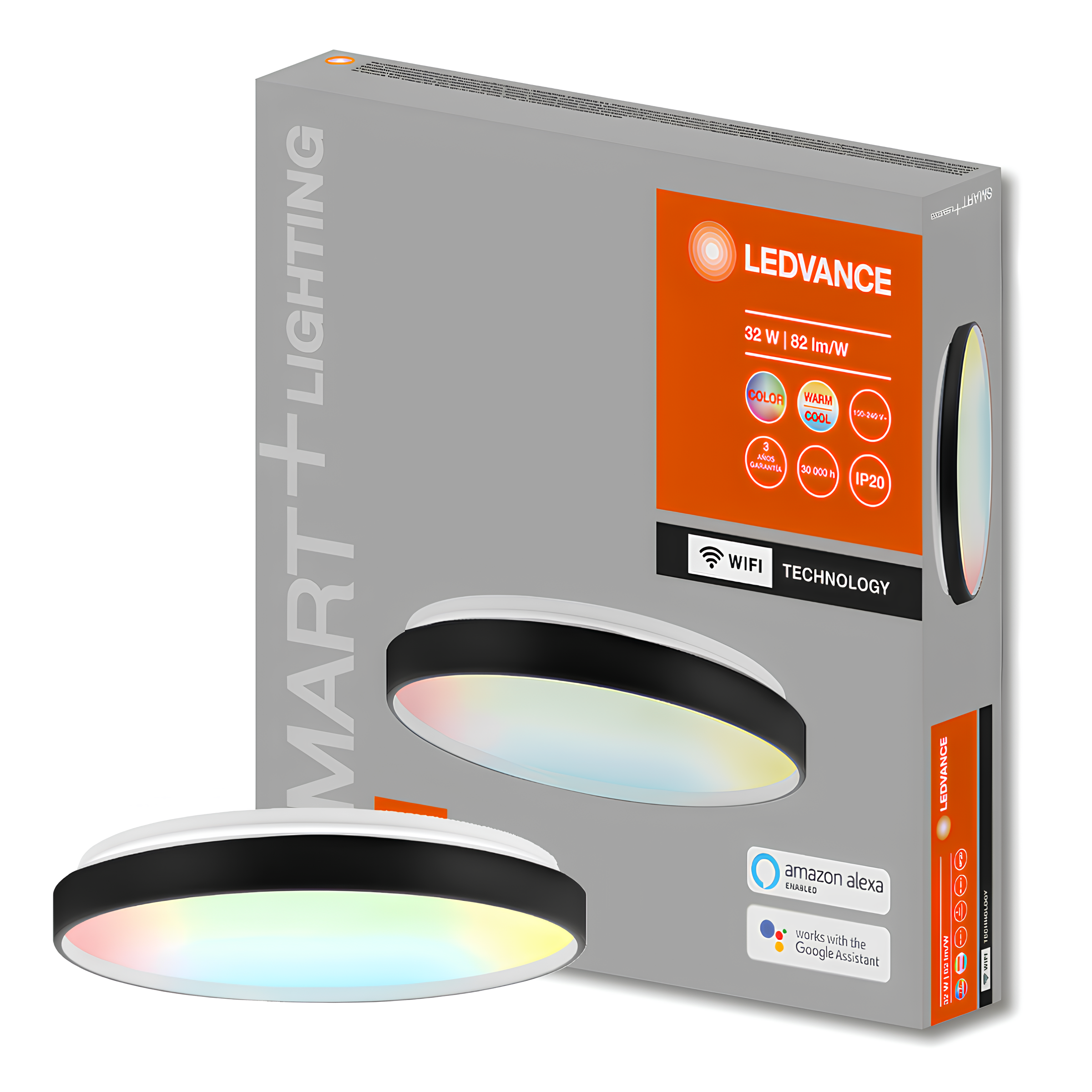 Luminaria Led Redonda Sobrepor Smart+ 32W Rgbw 2650Lm Ledvance