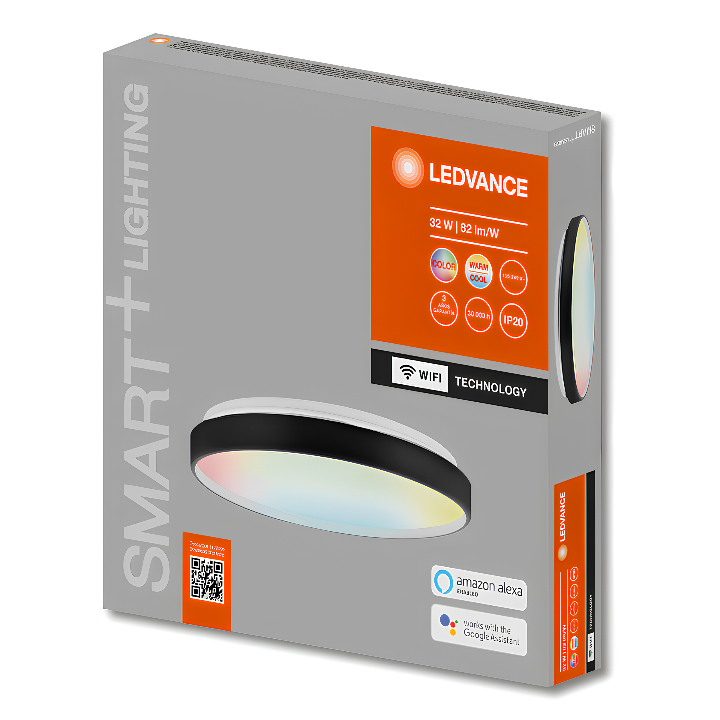 Luminaria Led Redonda Sobrepor Smart+ 32W Rgbw 2650Lm Ledvance