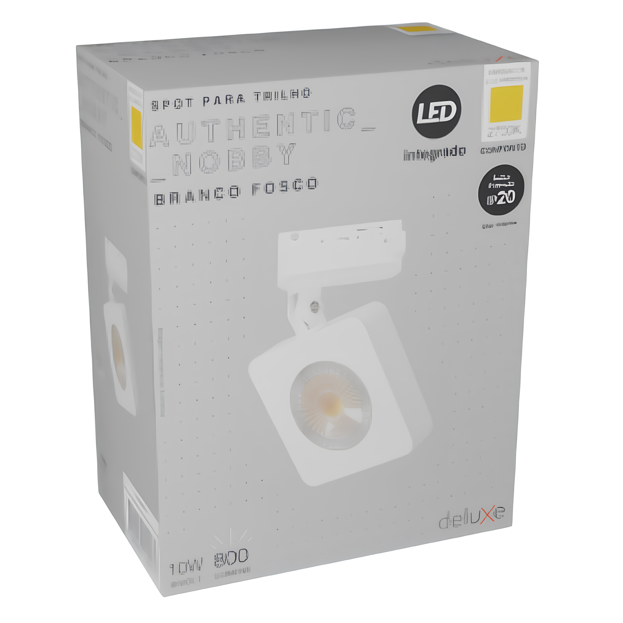 Spot Led Trilho Quadrado Nobby Branco 10W 800Lm Bivolt Avant