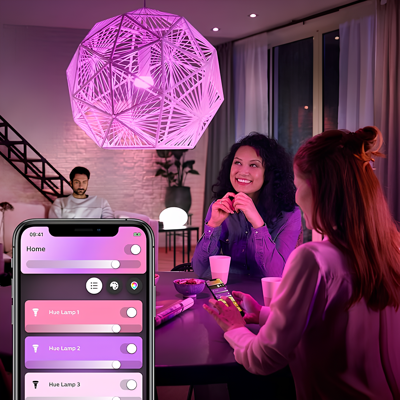 Lampada Led Bulbo Inteligente 9W Rgb 1055Lm E27 Philips Hue