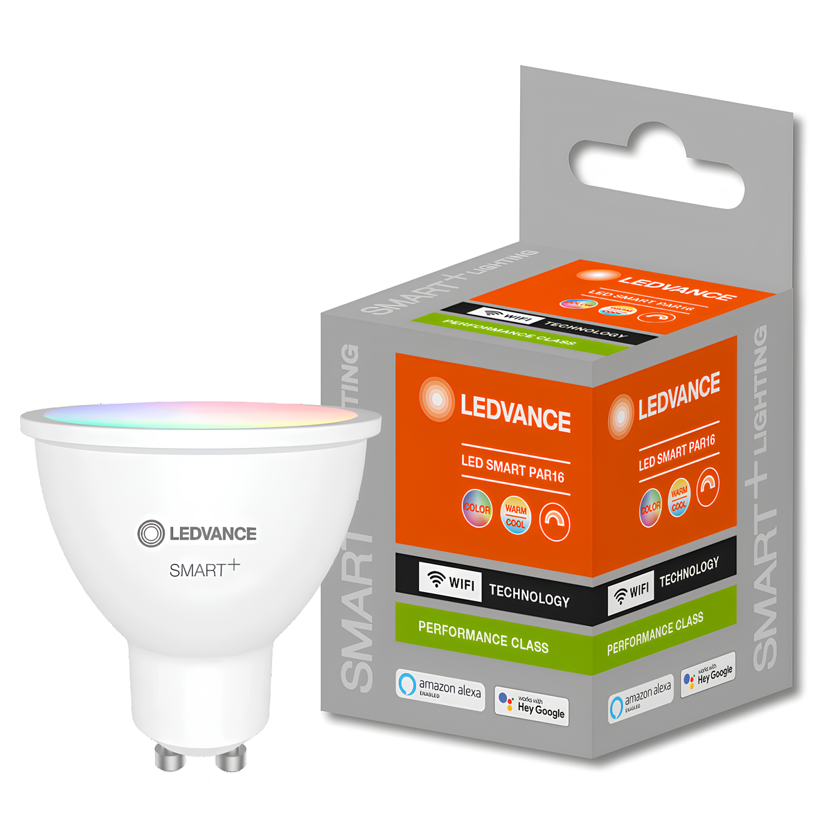 Lampada Dicroica Par16 Smart+ Wifi 5W Rgbw 450Lm Ledvance