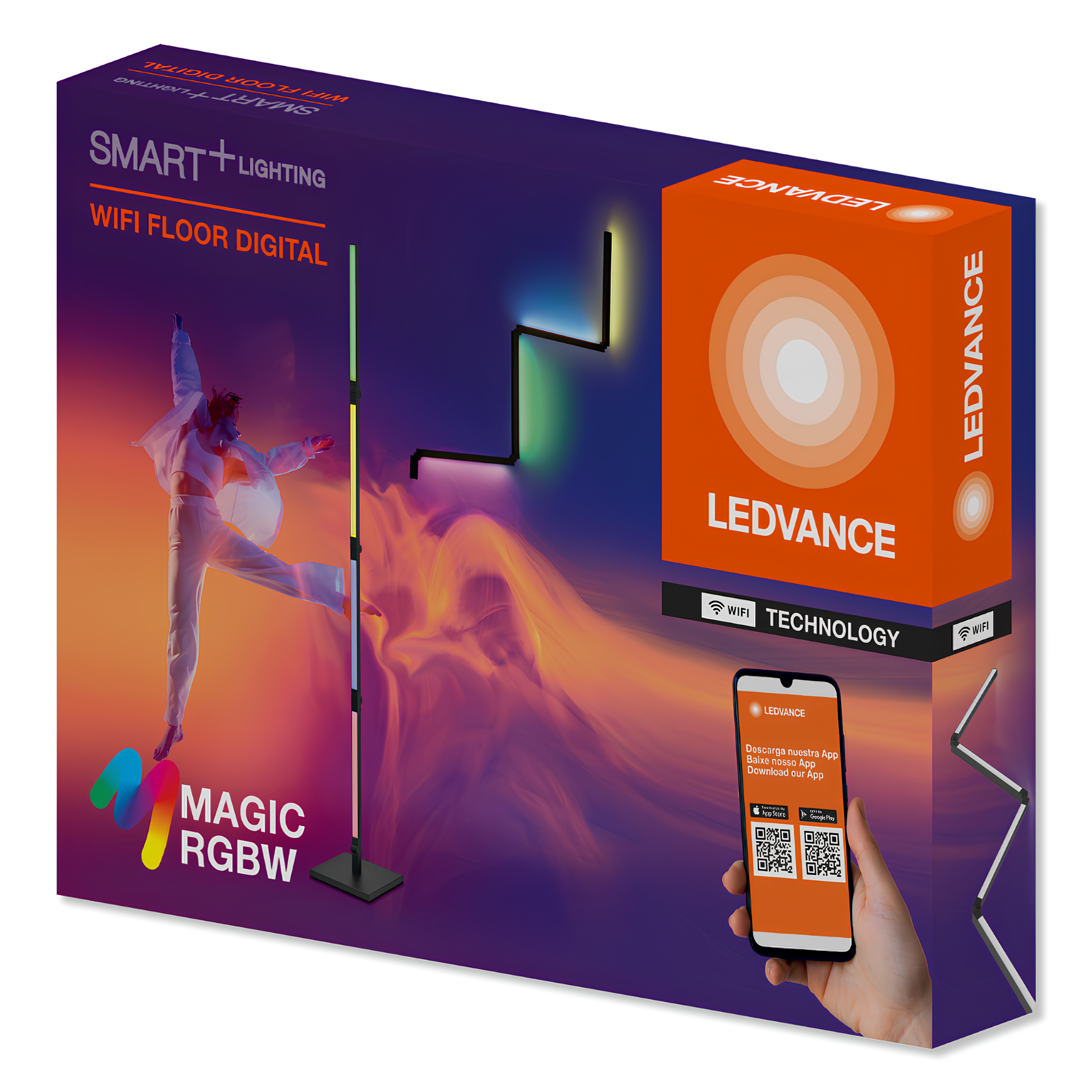 Luminaria Led Digital Floor Smart+ 24W Rgbw 1000Lm Ledvance