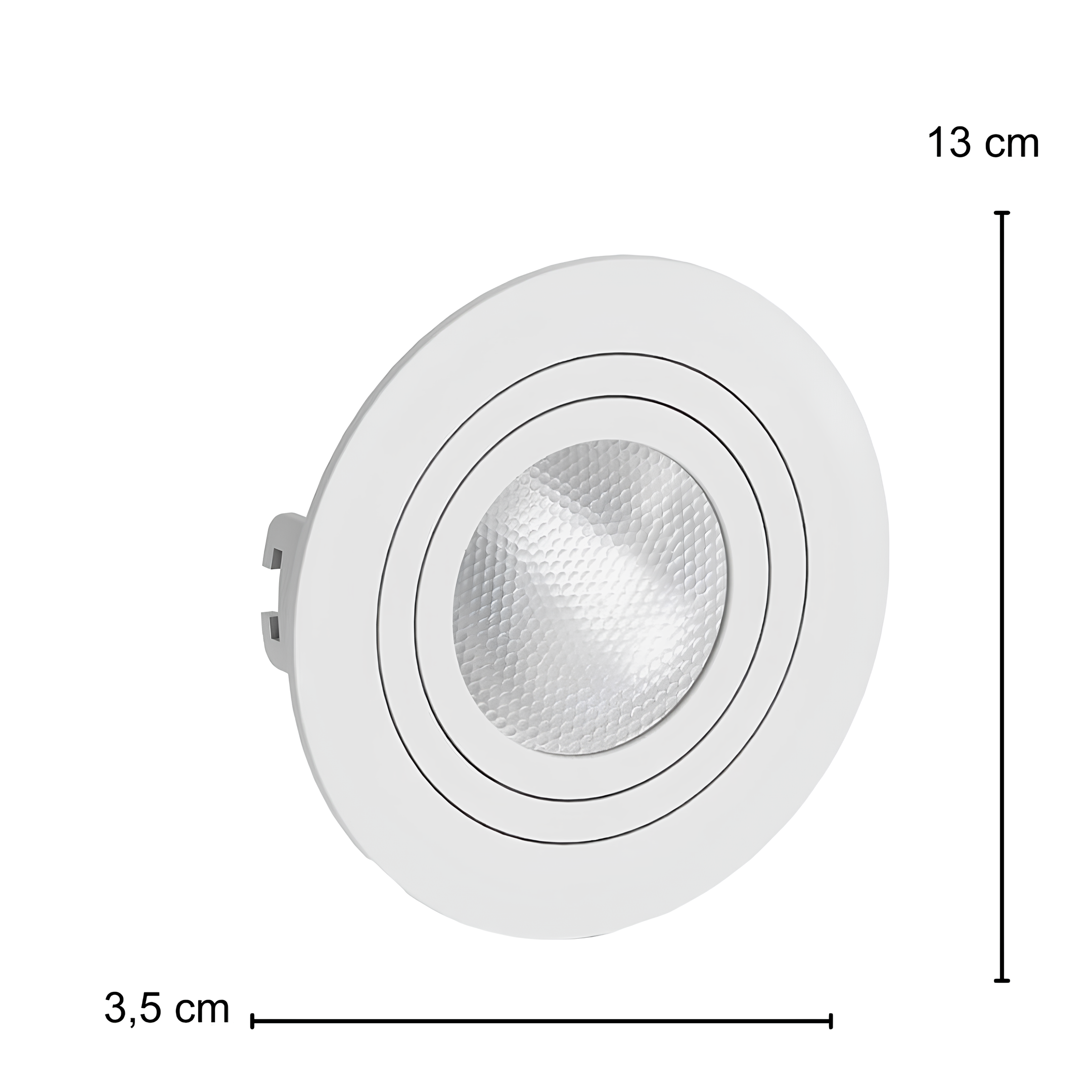 Spot Led Redondo Embutir Branco Par20 5,5W 525Lm Osram