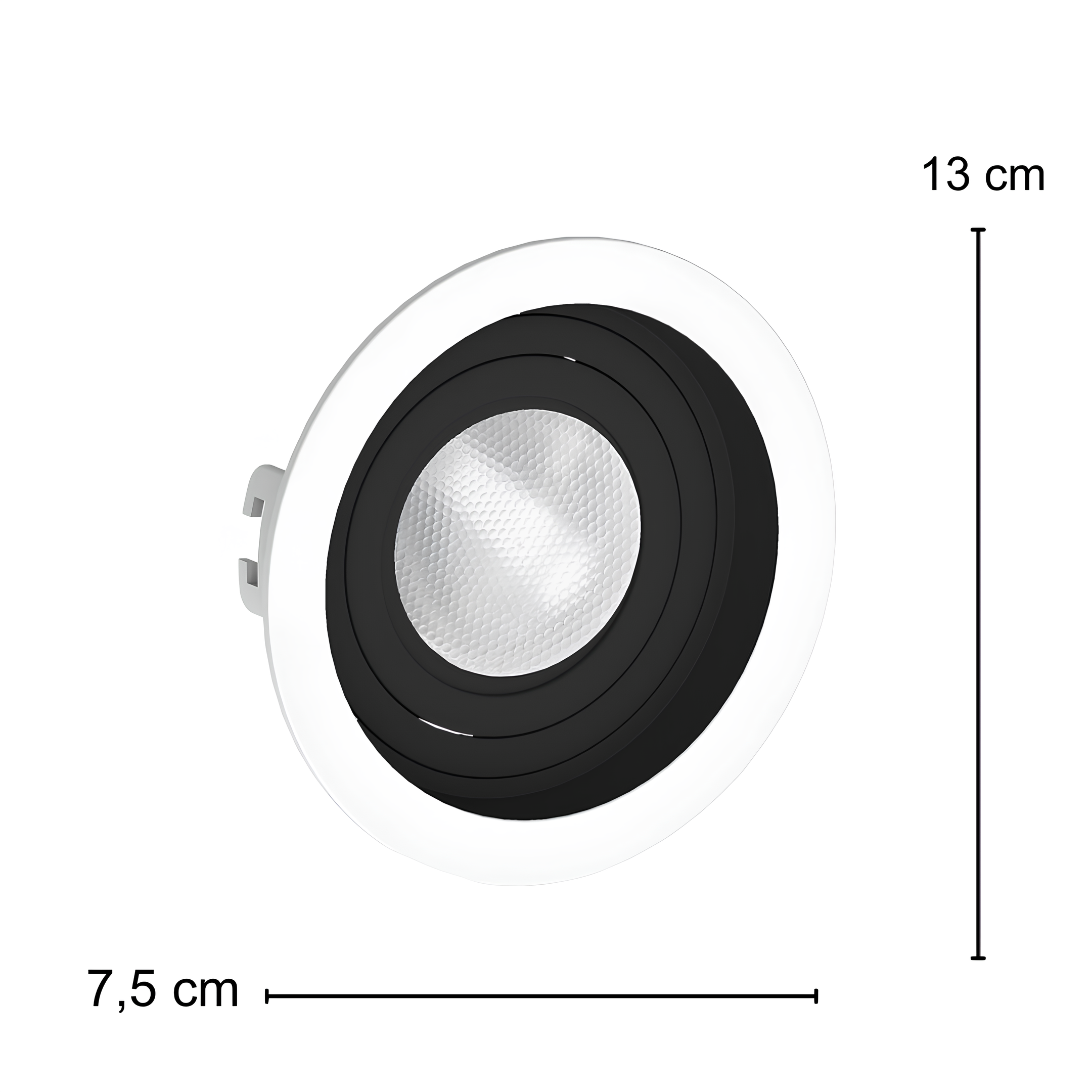 Spot Redondo Embutir Recuado Br e Pt Par20 5,5W 525Lm Osram