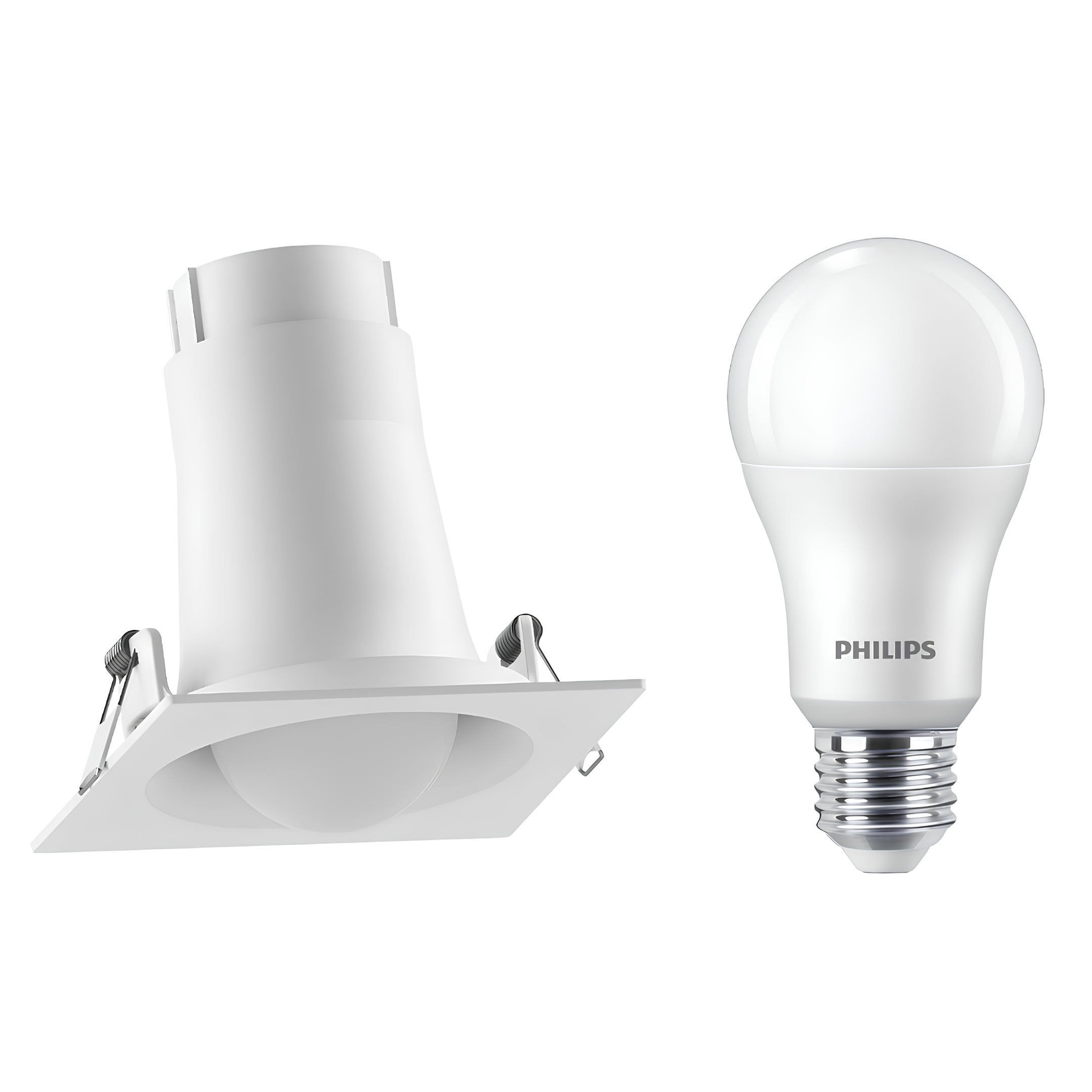 Spot Led Quadrado Embutir Bulbo Branco 11W 1018Lm 180° Philips