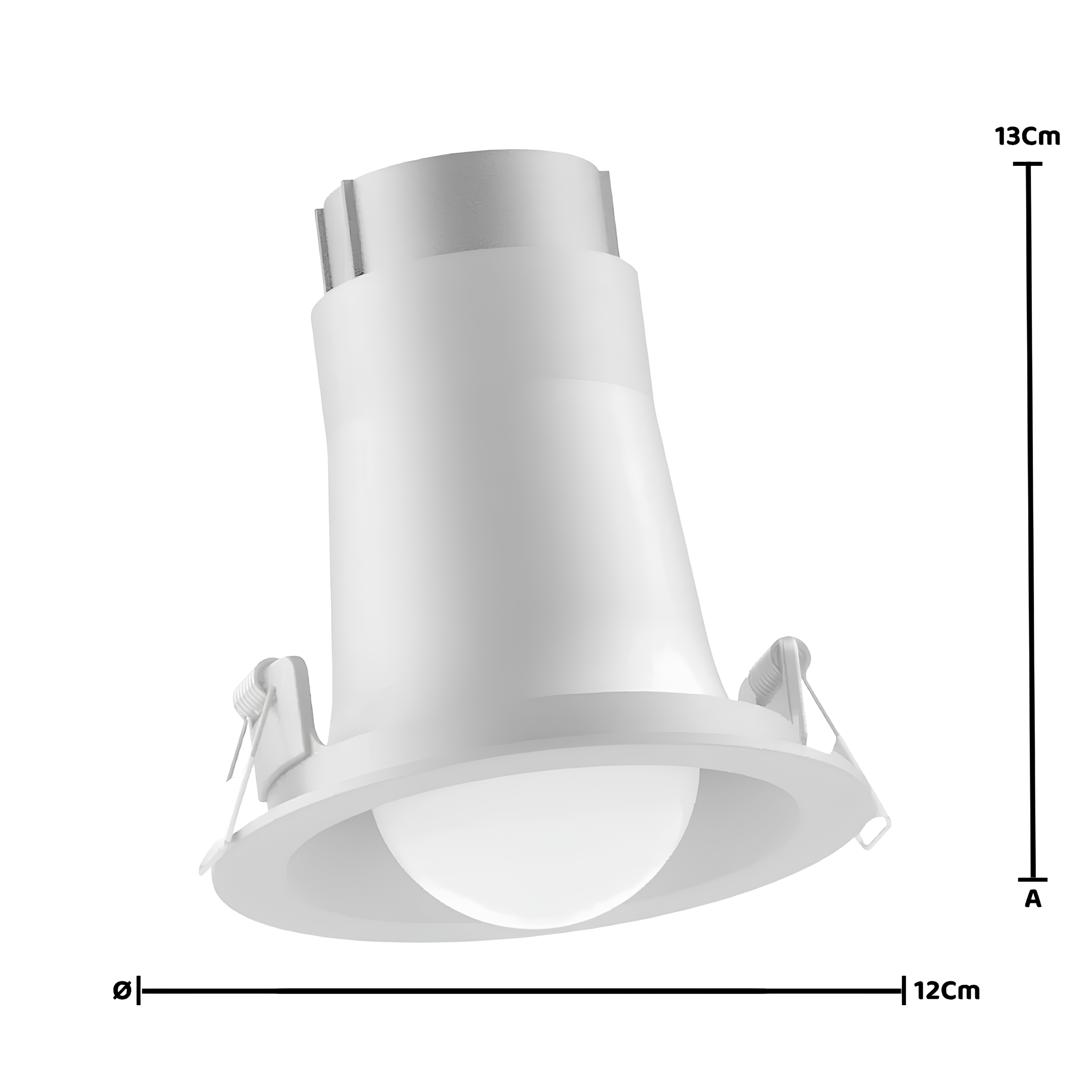 Spot Led Redondo Embutir Bulbo Branco 22W 6500K 2300Lm 150° Bivolt E27 Philips