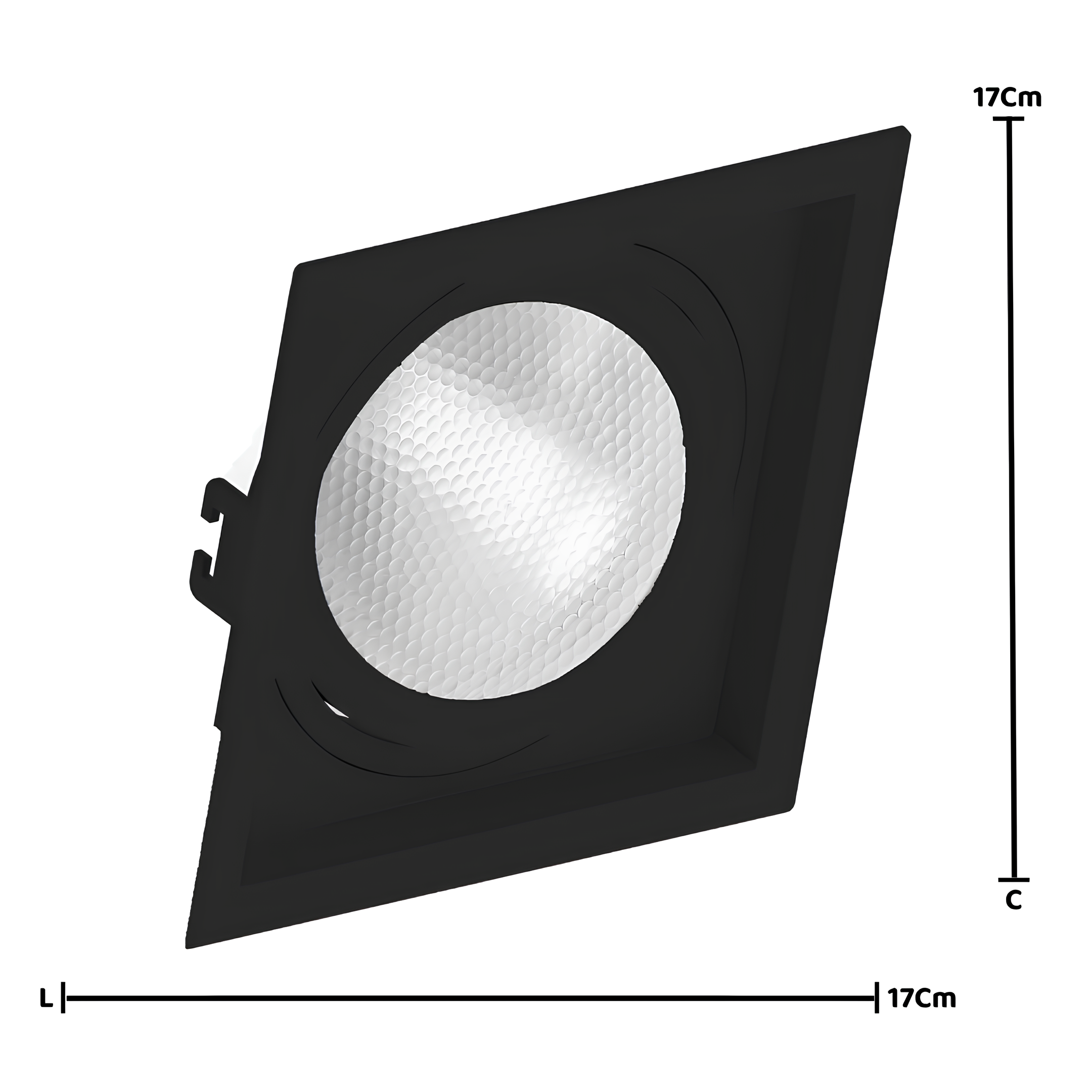 Spot Led Quadrado Recuado Par30 Pt 9,5W 900Lm 25° Philips