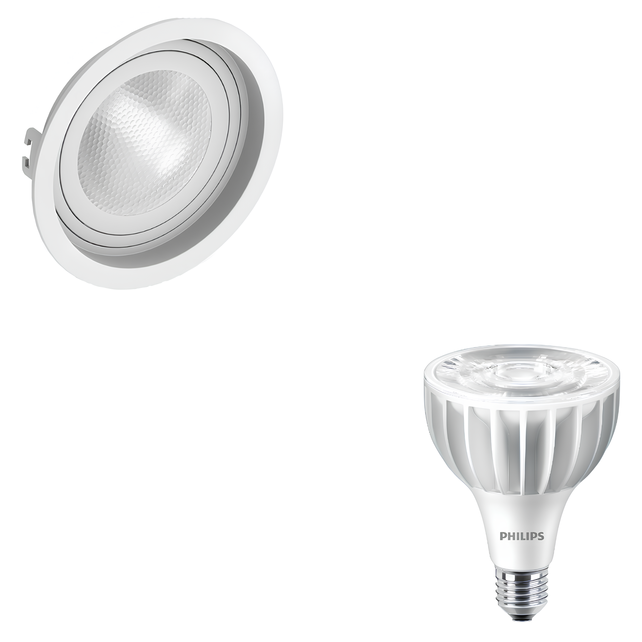 Spot Led Redondo Recuado Par30 Br 28W 900Lm 30° Philips