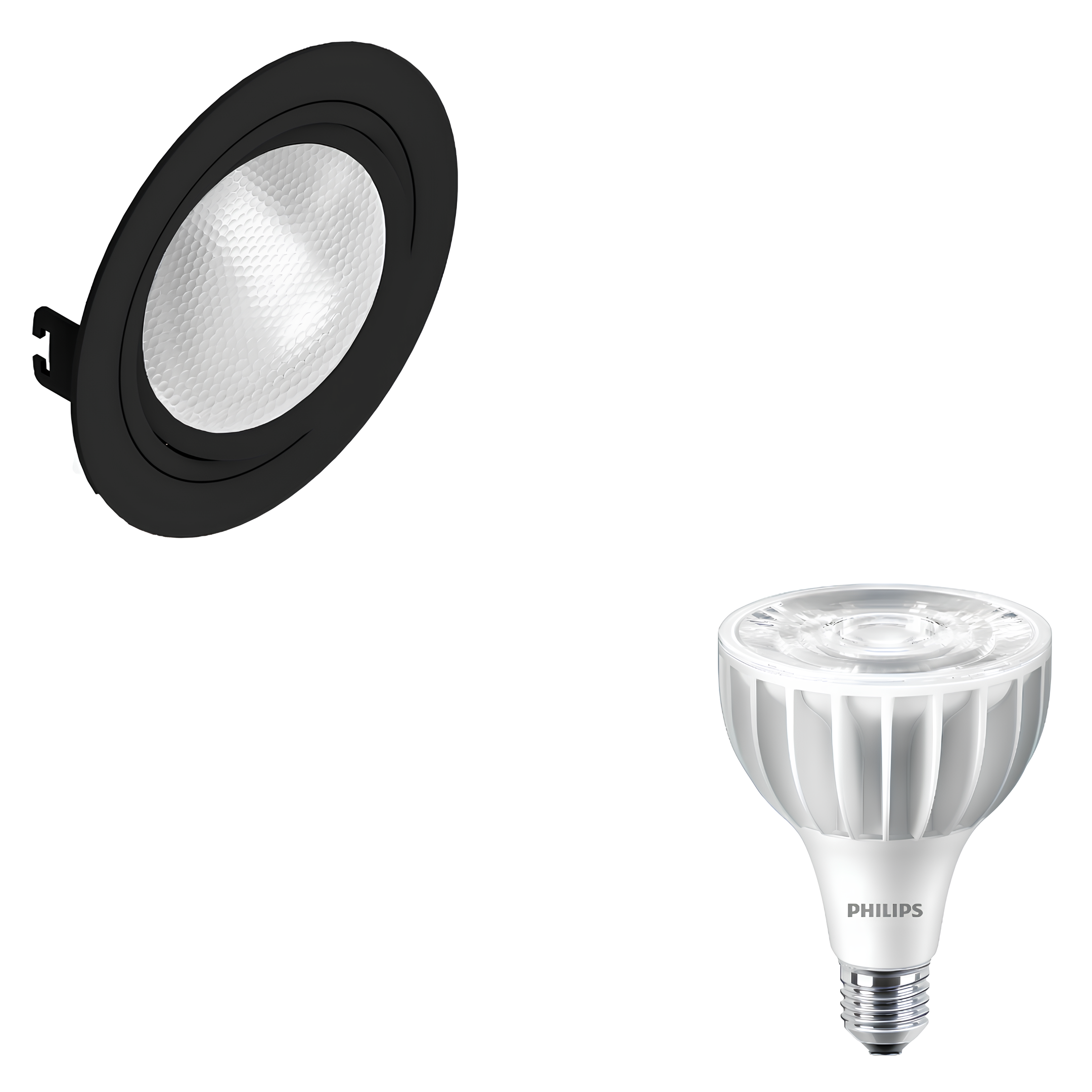 Spot Led Redondo Embutir Par30 Pt 28W 900Lm 30° Philips