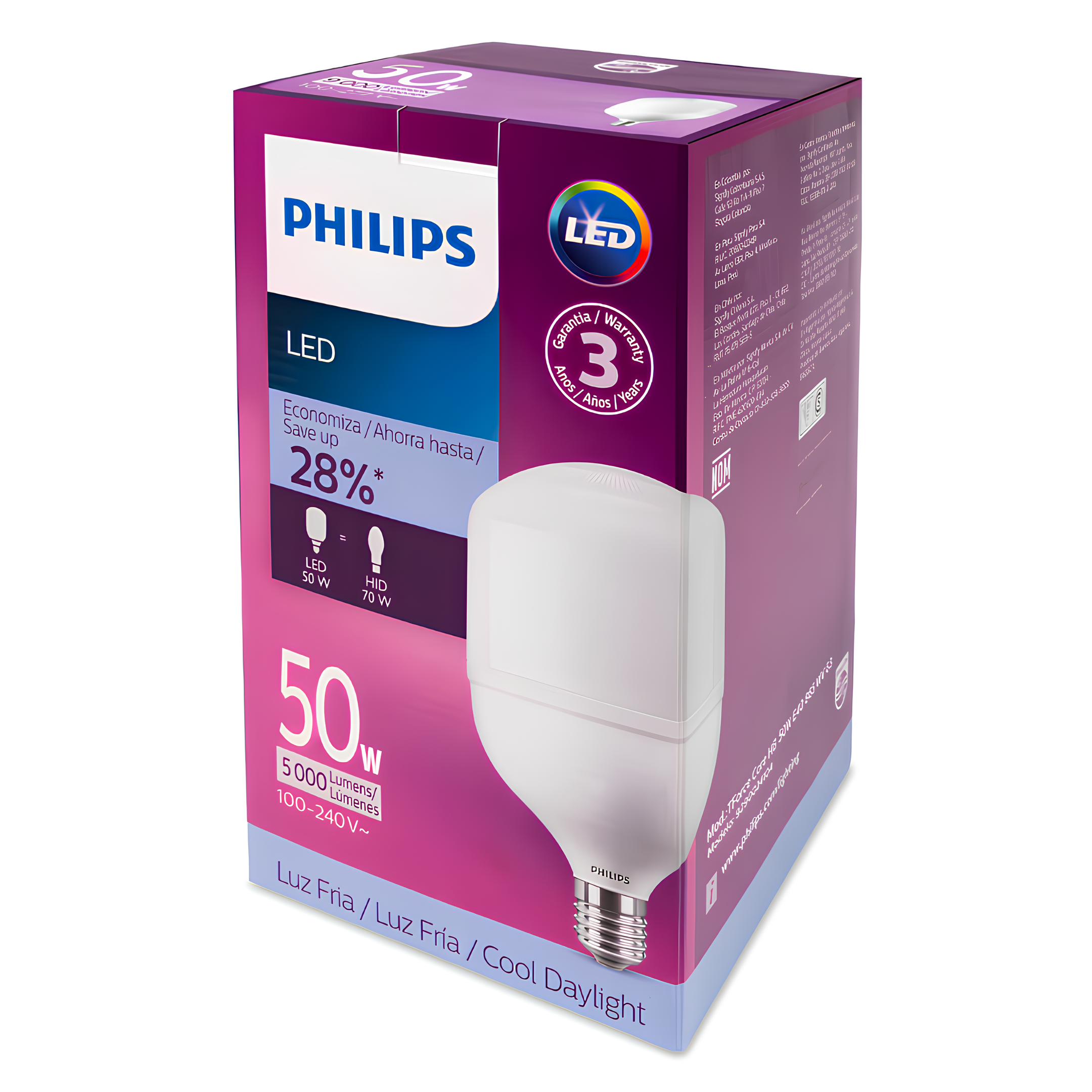 Lampada Led Alta Potencia Trueforce 50W 6500K 5000Lm 180° Philips