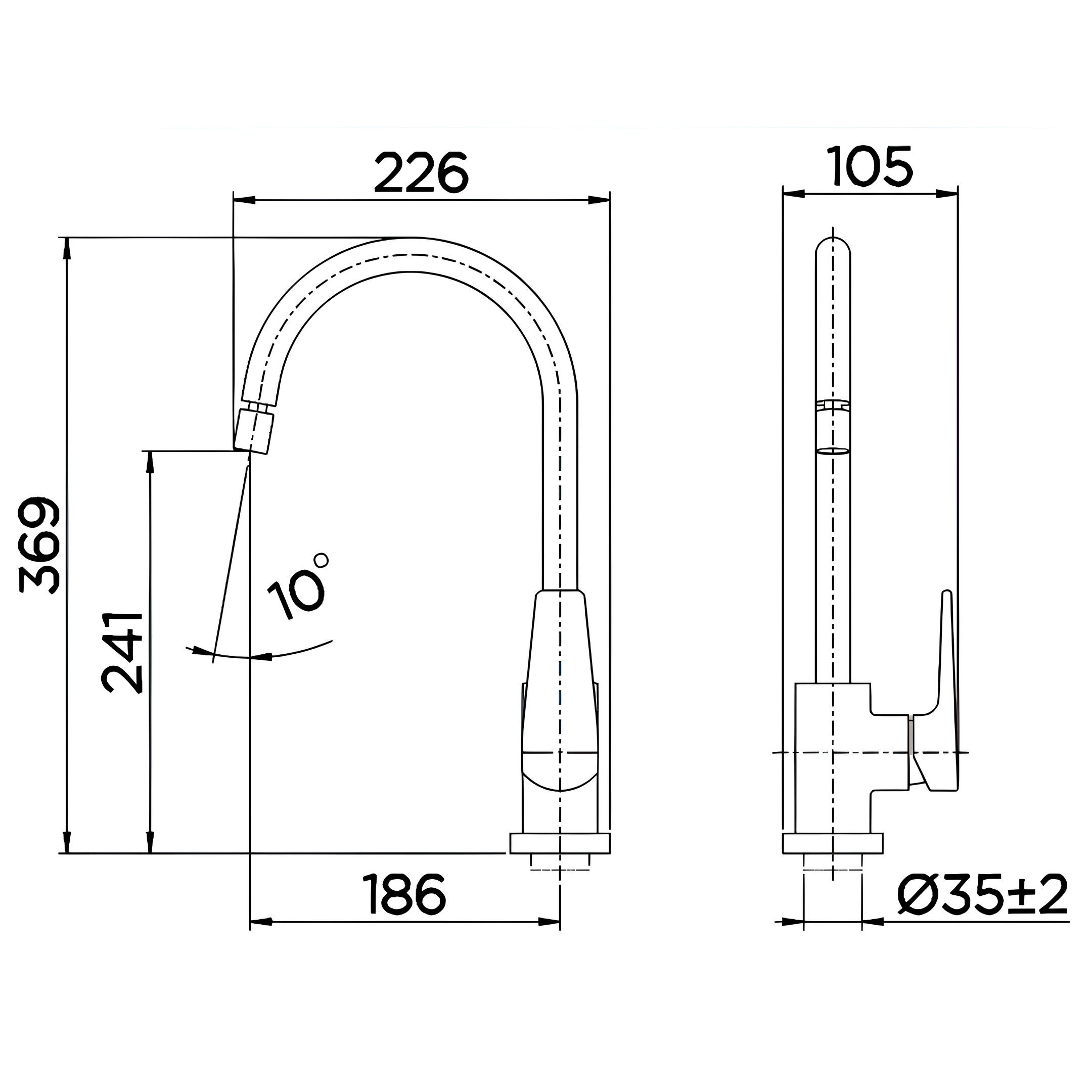 Misturador Monocomando Cozinha Bica Alta Cromado Lift Docol