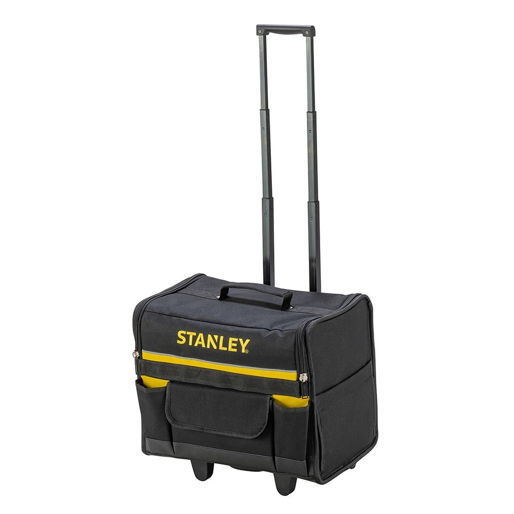 Bolsa Com Rodas E Alça Telescópica Para Ferramentas Stanley