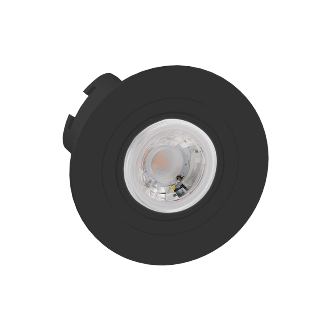 Spot Led Redondo Embutir Preto Par11 3W 300Lm Bivolt Osram