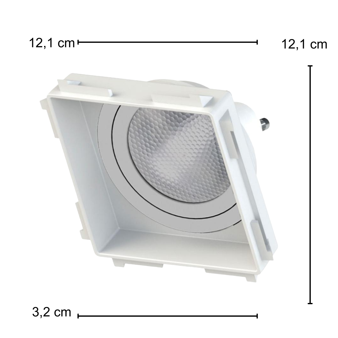 Spot Recuado No Frame Br Par20 Dim 7W 3000K 220V Ledvance